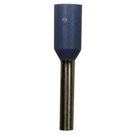 ECLIPSE TOOLS Wire Ferrule, Blue, 20 AWG, 8mm, PK500 701-098