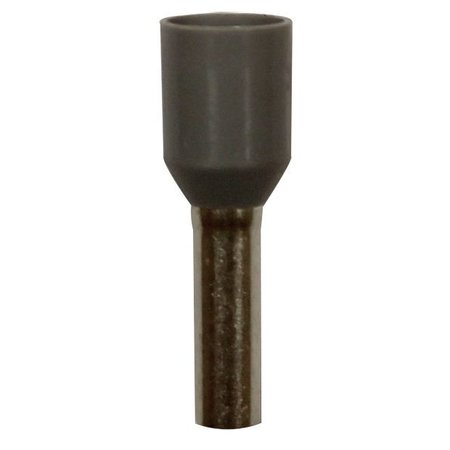ECLIPSE TOOLS Wire Ferrule, Gray, 14 AWG, 8mm, PK500 701-102