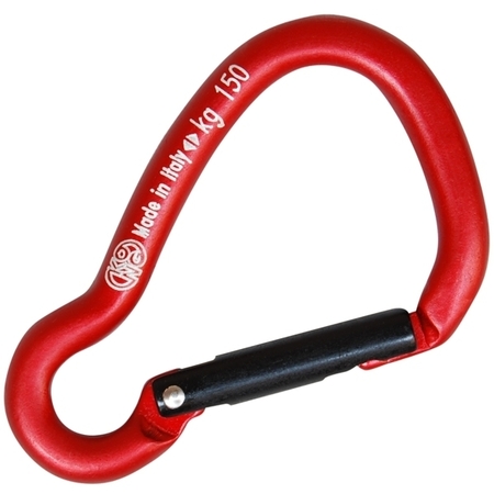 KONG USA Alu Harness, 5mm, Anodized Body Red And Gate Black 70505RN00KK