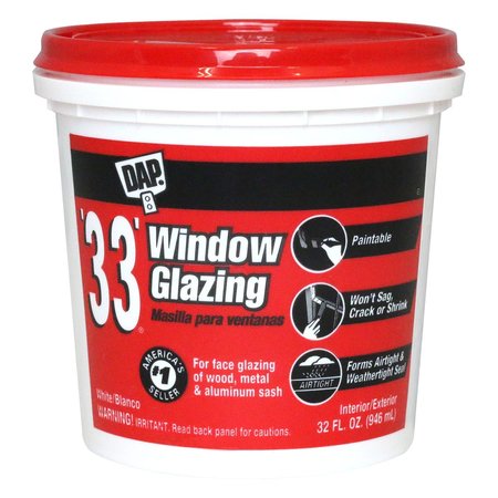 DAP Glazing 33 Compound, Qt 7079812122