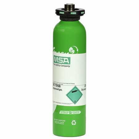 MSA SAFETY Calibration Gas Bottle, 25 PPM NH3, 34L 711078