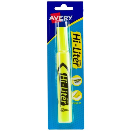 AVERY Hi-Liter Desk-Style Highlighters, SmearS 24001