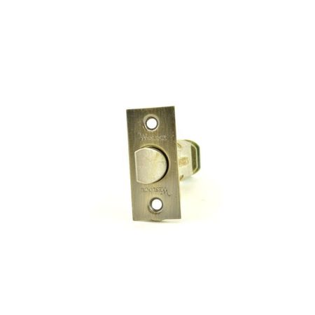 WESLOCK Dual Option Adjustable Spring Latch Antique Brass 12720XA-SL