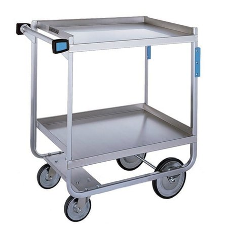 LAKESIDE Stainless Steel Utility Cart; 700 Lb Capacity, 2 Shelf, 18"x27" 721