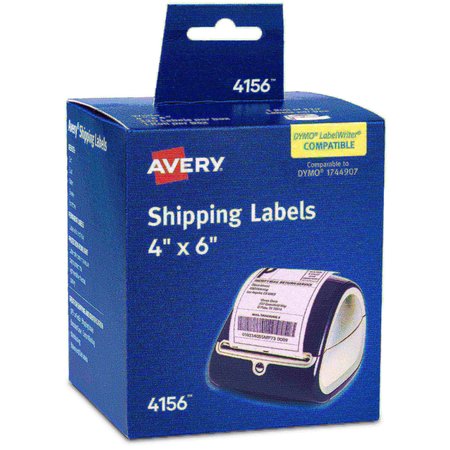 AVERY Direct Thermal Roll Labels, 4" x, PK220 4156