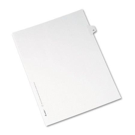 AVERY Individual Legal Dividers Allstate, PK25 82243