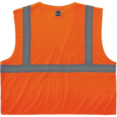 Ergodyne Orange Type R Class 2 Economy Mesh Vest,  8210HL