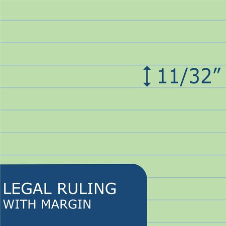 Roaring Spring Enviroshades Recycled Legal Pads, , PK36 74193CS