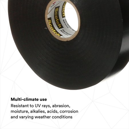 3M Electrical Tape, 8.5 mil, 3/4"x 108 ft., PK48 88-Super-3/4x36YD