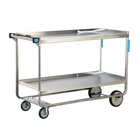 LAKESIDE Stainless Steel Utility Cart; 700 Lb Capacity, 2 Shelf, 21"x49" 758