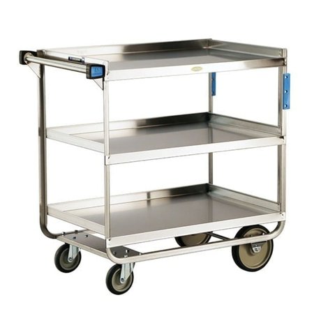 LAKESIDE Stainless Steel Utility Cart; 700 Lb Capacity, 3 Shelf, 21"x49" 759
