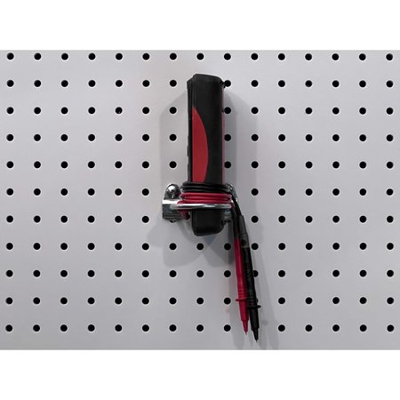 Triton Products 1-3/4 In. I.D. Steel Double Mount U-Shape Pegboard Hook for 1/8 In. and 1/4 In. Pegboard 5 Pack 76325