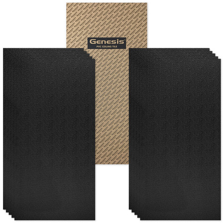 Genesis Stucco Pro Ceiling Tile, 48 in W x 24 in L, 10 PK 76507