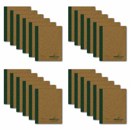 ROARING SPRING Recycled Comp Notebooks, PK24 77280CS