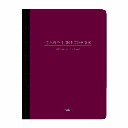 ROARING SPRING Case of Assorted Color Poly Flex Comp Notebooks, Wide Ruled, 70 sht, 9.75"x7.75", Flexible Covers 77290cs