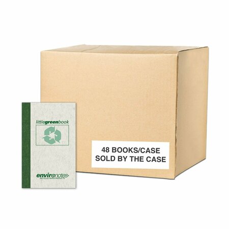 Roaring Spring Case of Memo Books, 60 sheets of 15# Smooth White Paper, 5"x3", Narrow Ruled, Grey Kraft Cover 77356cs
