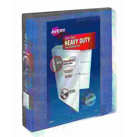 AVERY Heavy-Duty View 3 Ring Binder, 1.5" One 79722
