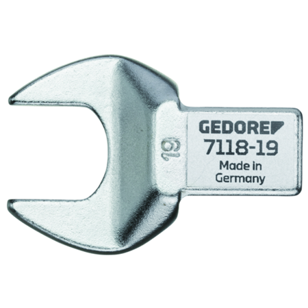 GEDORE Torque Wrench Head, Open, 14x18, 14mm 7118-14