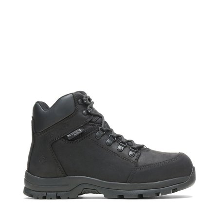 WOLVERINE Size 13 Men's 6 in Work Boot Steel Work Boots, Black W211042