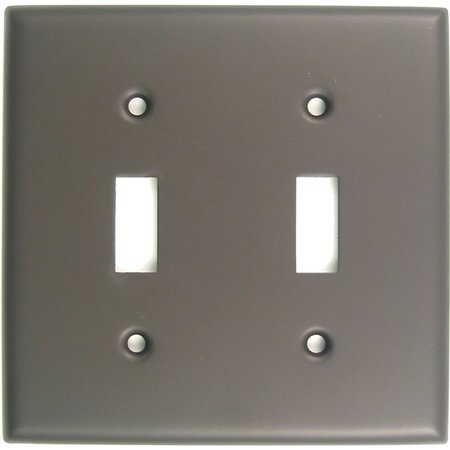 RUSTICWARE Double Switch Plate, Number of Gangs: 2 Oil Rubbed Bronze Finish 785ORB