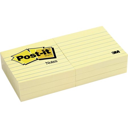 3M Post-It Notes, 3inx3in, 6 Pads 630-6PK