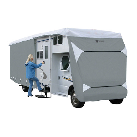 CLASSIC ACCESSORIES Class C RV Cover, 20 ft.-23 ft. RVs Grey 79263