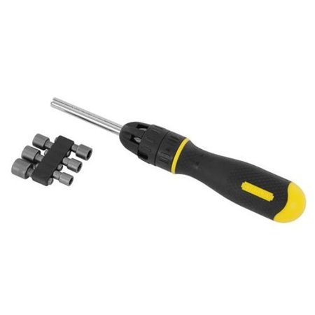Stanley Standard, Phillips, TORX, Pozi, Square Bit 10 1/2 in, Drive Size: 1/4 in , Num. of pieces:11 68-010