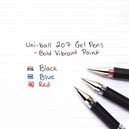 Uni-Ball Pen, Gel, 207 Impact, 1.0Mm, Be UBC65801