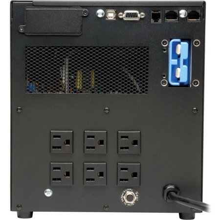 Tripp Lite UPS System, 1.5kVA, 6 Outlets, Rack, Out: 100/110/115/120/127V AC , In:100/115/120/127V AC SU1500XLCD