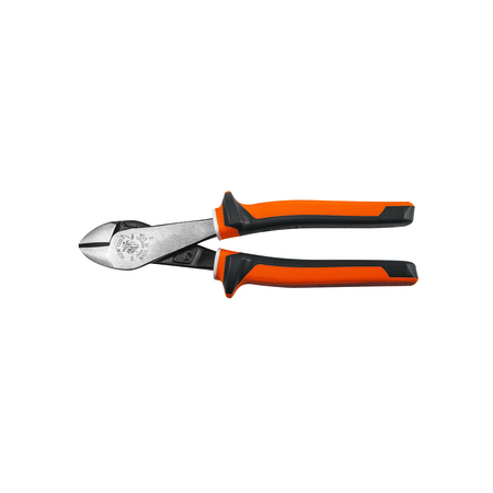 KLEIN TOOLS Diagonal Cutting Pliers, Insulated, Angled Head, 8-Inch 2000-48-EINS