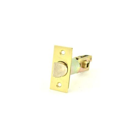 WESLOCK Dual Options 2-3/8" Spring Latch for Interconnected Satin Brass 14652X4-SL