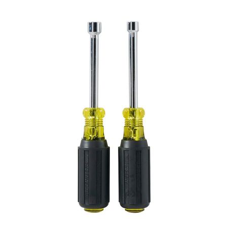 Klein Tools Nut Driver Set, Magnetic Nut Drivers, 3-Inch Shafts, 2-Piece 630M