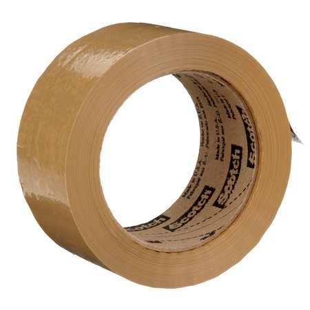 Scotch Box Sealing Tape, 48mm x 100 m, Tan, PK36 371 564