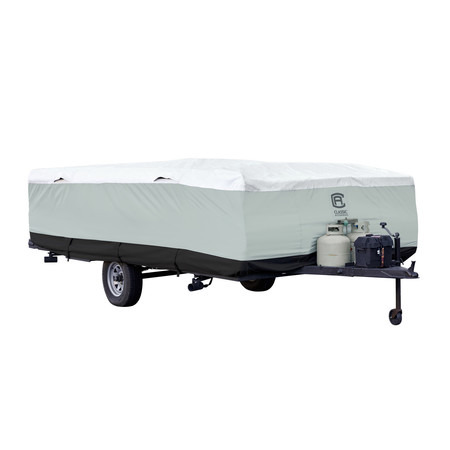 CLASSIC ACCESSORIES OverDrive SkyShield Grey Folding Camper Cover, 8 ft - 10 ft L 80-467-143101-EX