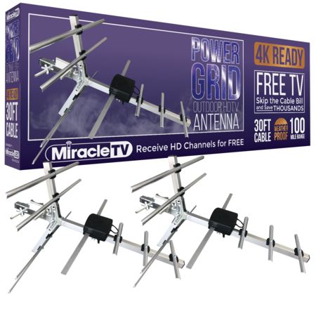 Miracle Tv MiracleTV, Power Grid Outdoor HDTV, PK 2 602798