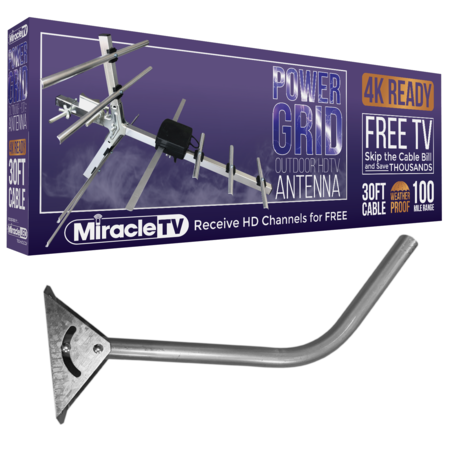 MIRACLE TV Color Match Indoor HDTV Antenna, In, PK 2 602803