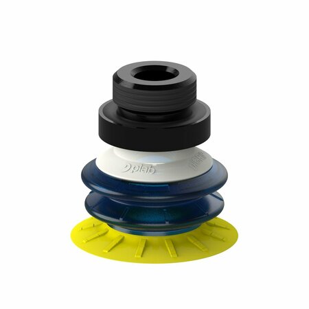 PIAB Vacuum Cup, PUR, Blue/Yellow, 42 mm dia. S.MX42P3060.XXX.00