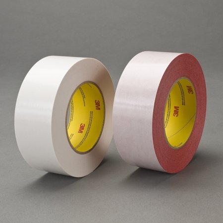 3M Double Coated Tape, Red, 0.5 mil Thick 9738
