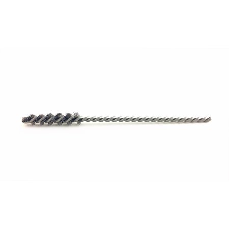 BRUSH RESEARCH MANUFACTURING 81A142 Mini Deburring Brush, .142" Diameter., .003SS, 1" Brush Part, 3" Overall Length 81A142