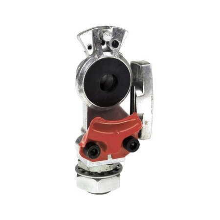 GROTE Gladhand, Shutoff, Red, 3/8" Bulkhead 81-0001-SBR