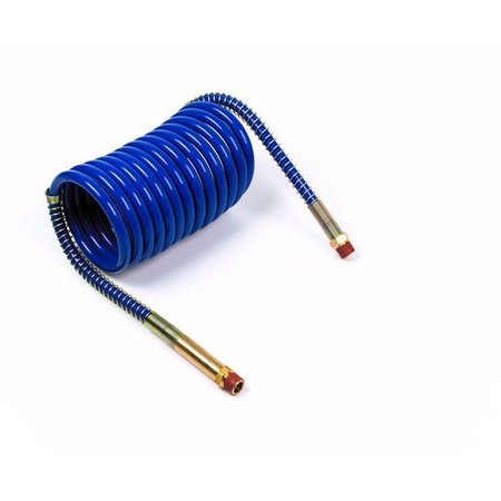GROTE Coiled Air 15 ft., Blue, 12" Lead, Low Tem 81-0015-BC