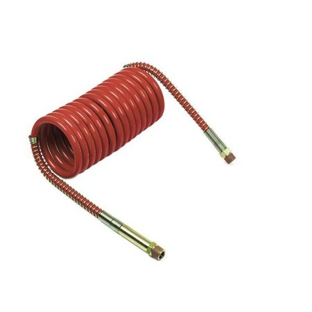 GROTE Coiled Air 15 ft., Red, 12" Lead, Low Temp 81-0015-RC