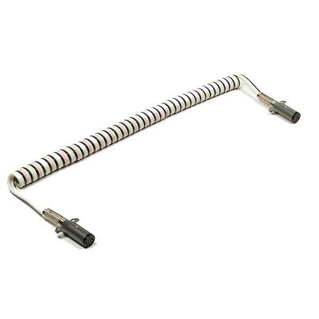 GROTE Liftgate Cable, Coild, Dual Pole, 15ft., W 1 81-2215