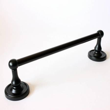 RUSTICWARE Midtowne Towel Bar Black 24" 8224BLK