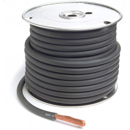 GROTE Welding Cable, Blk, 2/0 ga., 100 ft. Spool 82-5731