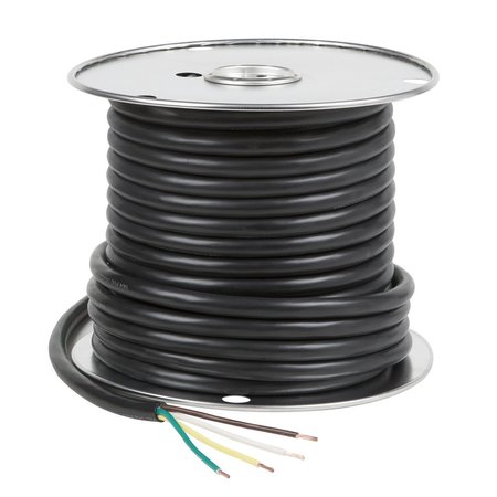 GROTE Cable, 4 Cond, 14 ga., WH/BR/YL/GN, 500 ft. 82-5603