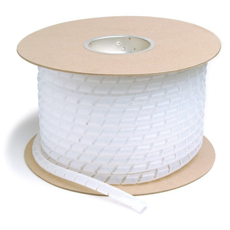 GROTE Spiral Wrap, Clear, 3/8", 100 ft. 83-9000