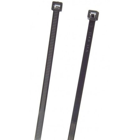 GROTE Cable Tie, Heavy Duty, Black, 24.6", 1, PK50 83-6120