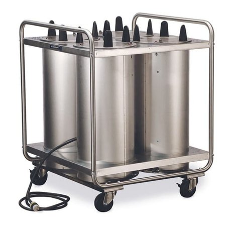 LAKESIDE Regular Heated Tubular 4 Stack Plate Dispenser; 5-7/8" to 6-1/2" 8406