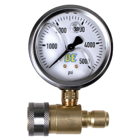 BE PRESSURE SUPPLY Pressure Gauge Kit, 5000 psi 85.305.001